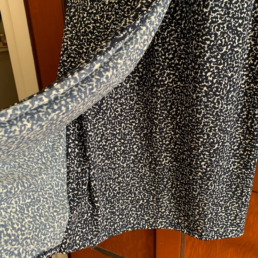 NEW Banana Republic Print Wrap Dress - Picture 5 of 5